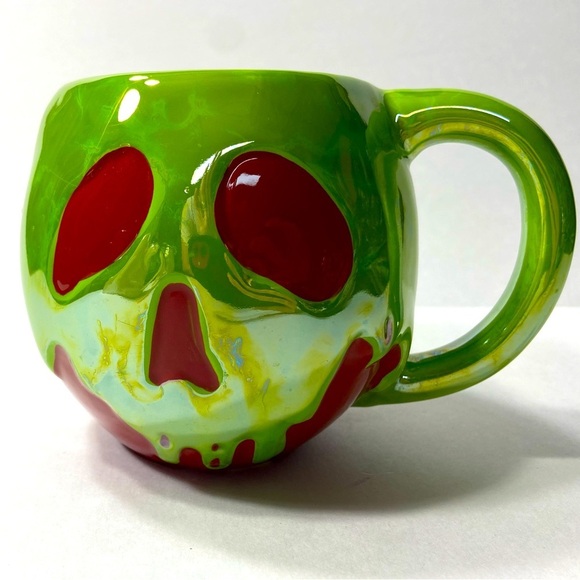 Disney Other - Disney - Snow White’s Poison Apple🍏 Mug - Hand Painted - Beautifully Iri…